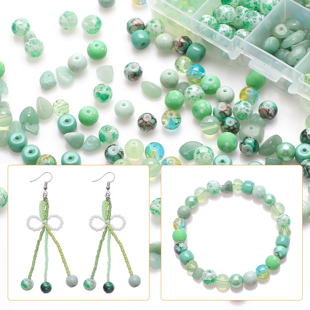 185g Weight Beads Jewelry Making Type Diameter 8mm Jewelry Making Size DIY Jewelry Accessories Classification 1 Set Quantity Glass Material Irregular, Round Pattern Plating Design Simple Style Style 1 Set Diameter 8mm Glass Irregular Round DIY Jewelry Accessories Beads 13