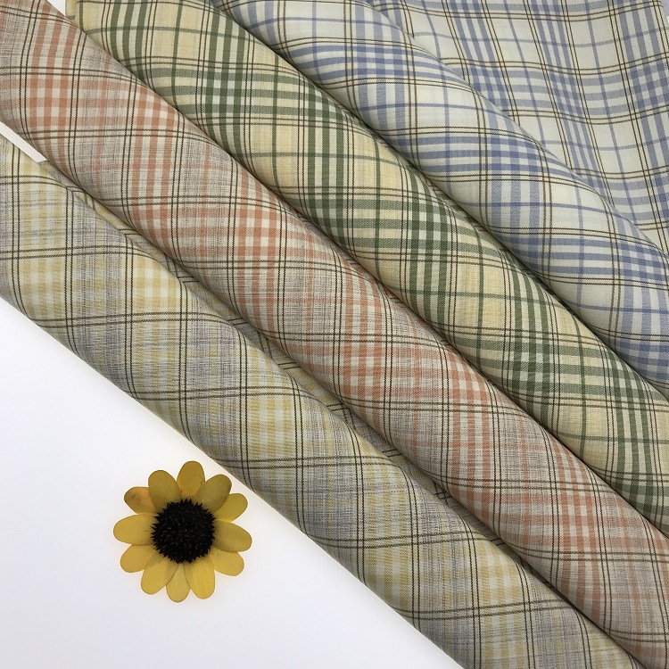 新款 批发TR弹力格子 春夏时尚男女西装外套童装连衣裙旗袍裙面料