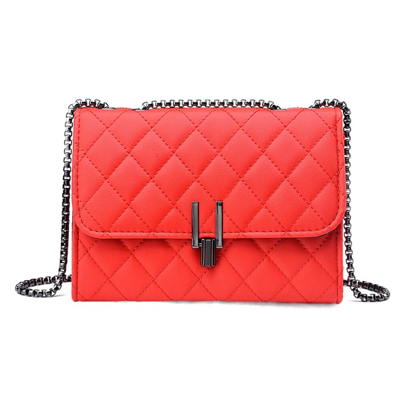 Black Chain Bag for Women 2026 New Fashion Small Square Bag Versatile Crossbody Bag Trendy Ins-Style Shoulder Bag
