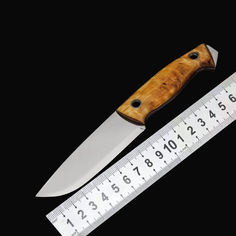 厂家直销Helle赫拉野营便携多功能户外小刀 高硬度野营求生直刀