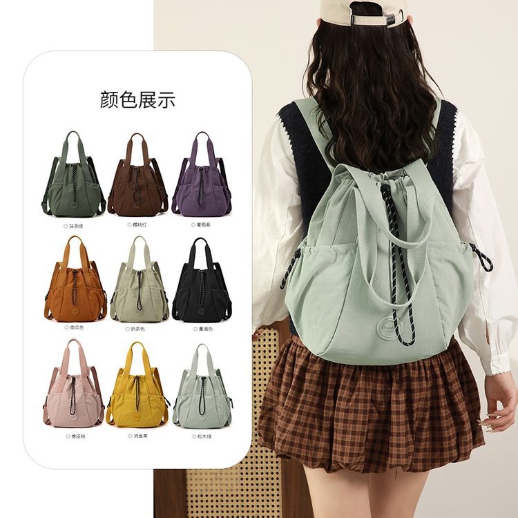 Women's Shoulder Bag 2025 Spring New Nylon Handbag Lightweight Nylon Tote Bag Cross-Border Trend - Thumbnail 4