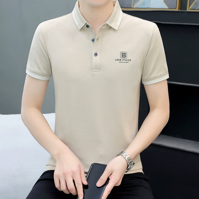 Summer base short sleeve T-shirt, high collar