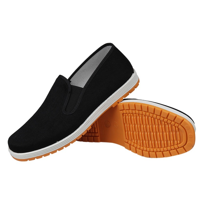 Old Beijing Cloth Shoes Linen Single Men's Shoes Slip-on Lazy Casual Wholesale Board Shoes Breathable Men's Shoes Soft Sole Work Shoes