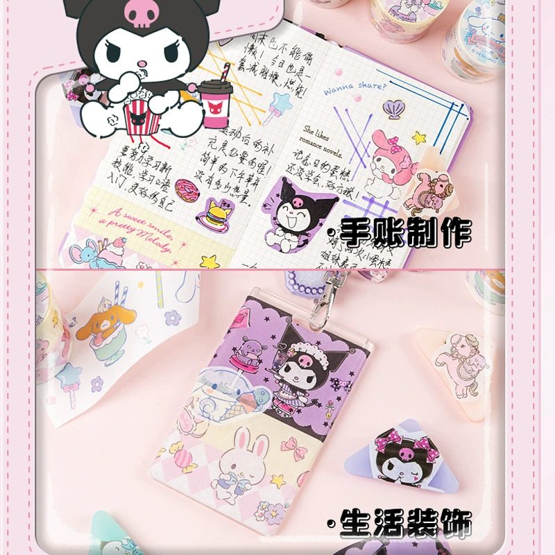 Guangbo Sanrio, оригинальная повязка для волос, наклейки, чертежная бумага, бумажный скотч, для рукоделия