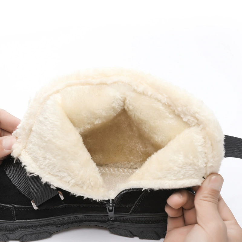Ботинки Martens, зимние тёплые, с флисовой подкладкой, платформа