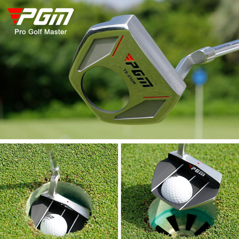 Gậy putt golf PGM trọng tâm thấp có chức năng nhặt bóng, thân thép không gỉ — TUG034 Chức năng nhặt bóng hình bán nguyệt, TUG034 Máy đánh bóng chức năng nhặt bóng hình bán nguyệt (không bao gồm vỏ gậy)