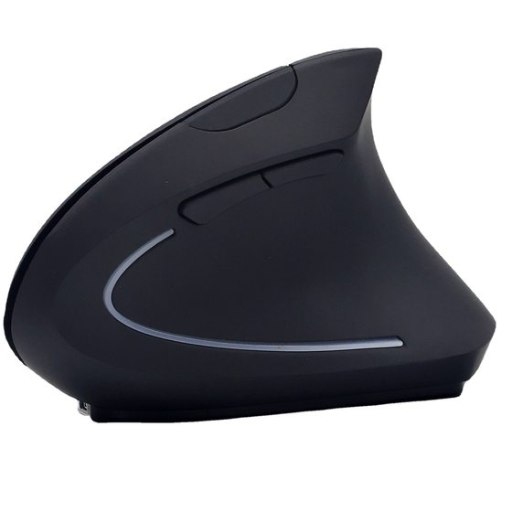 New business charging wireless mouse black foreign trade cross-border e-commerce computer notebook vertical mouse wholesale
