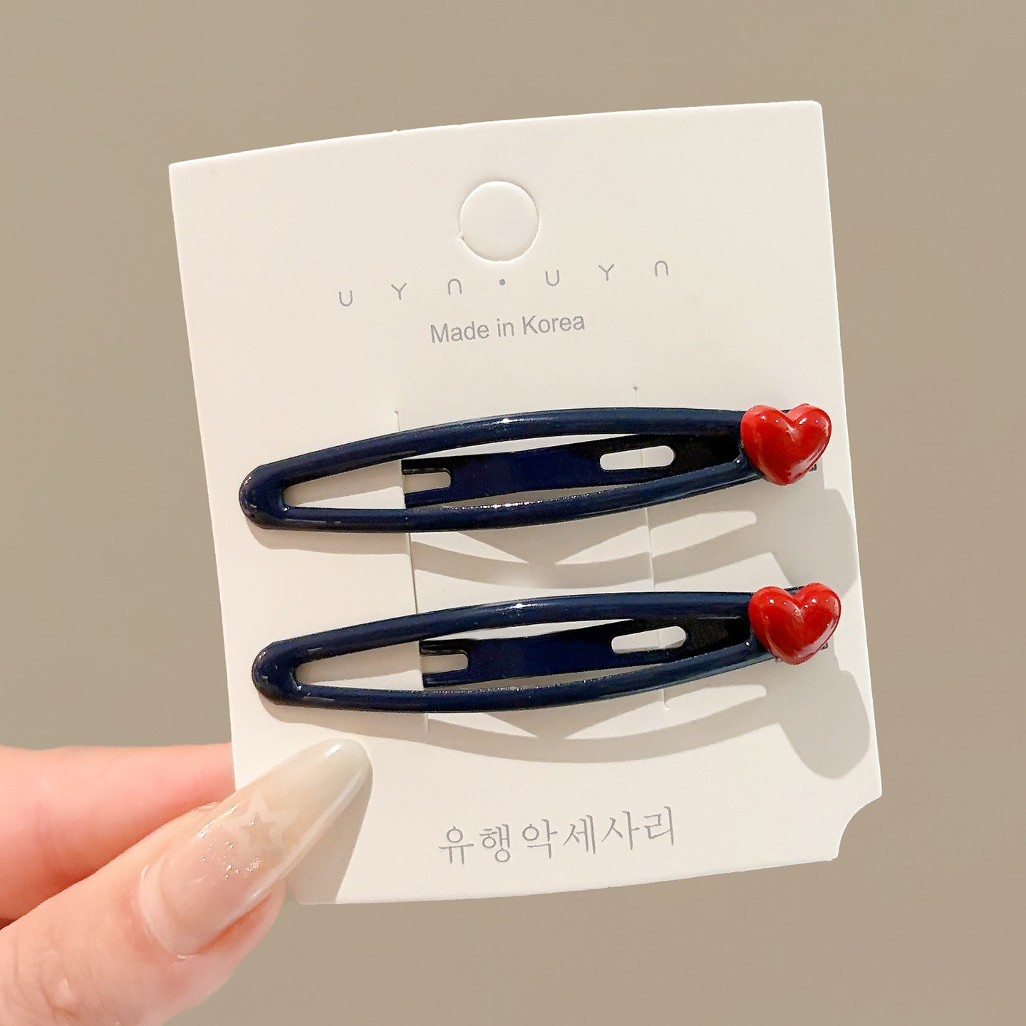 Broches para Cabello BB con Estrella de Cinco Puntas Aleación para Mujeres