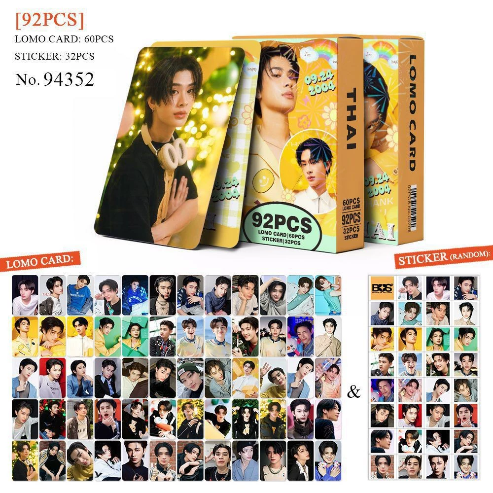 Набор 92 карточки с фото, BTS BPSKTWICE, двусторонние LOMO-карточки, фабричная печать