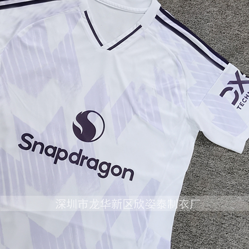 曼联球衣2025-26曼联客场白色足球服 football