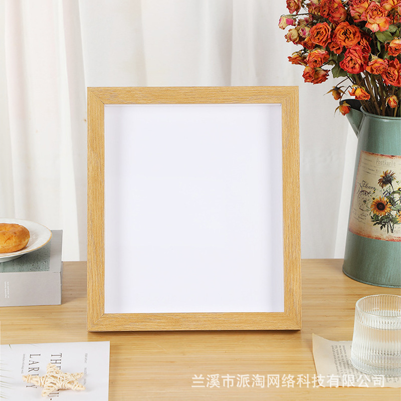 Hollow Oil Painting Photo Frame 2CM Thick Plant Specimen Decorative Painting DIY Clay Shell Square Frame Dried Flowers