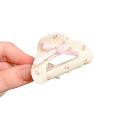 Semi-tied small hair clip Korean high-end small shark clip temperament hair clip for women with small hair volume hair clip headband hair accessories