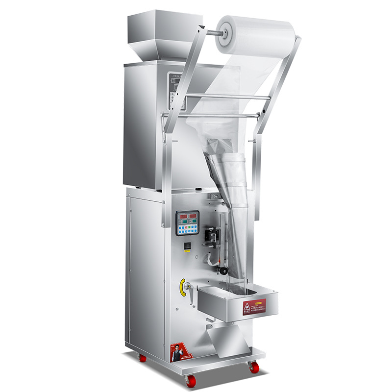 Máquina automática de envasado en polvo de café en polvo Máquina de envasado en polvo de medicina china de dosis pequeña Máquina de llenado de harina de sellado de tres lados