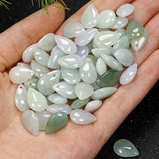a jadeite water drop loose beads diy handmade woven necklace pendant beads bracelet anklet jewelry accessories accessories accessories materials