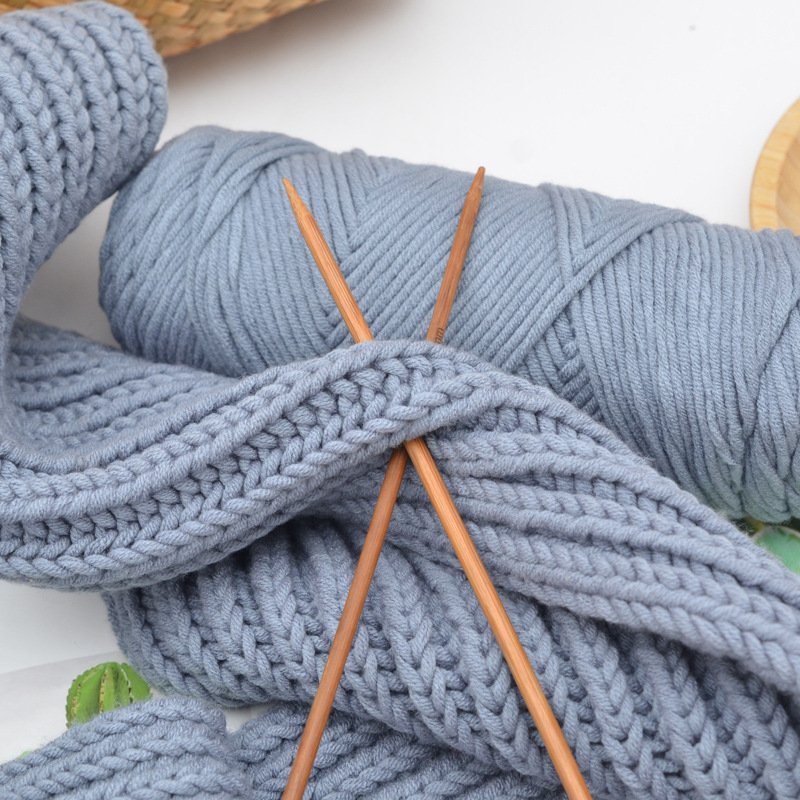 tufting gun tufting gun 8 strands lover cotton woven scarf thread thick wool milk cotton thread stick needle thread wholesale