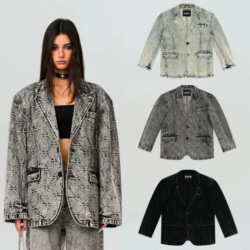 Travel classic black suit, shoulder pads, jacket