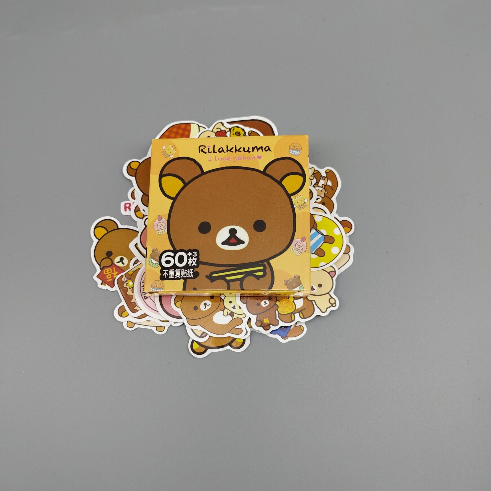 [rilakkuma] 60 stickers in box