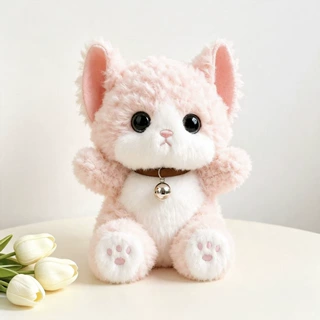 可爱猫咪毛绒玩具娃钥匙扣挂件书包挂饰品卡通玩偶女生日礼物毕业