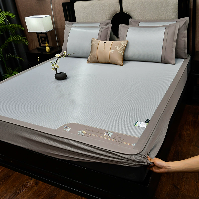 2025 новый антибактериальный коврик Qiqiro решетки коврик из ледяного шелка