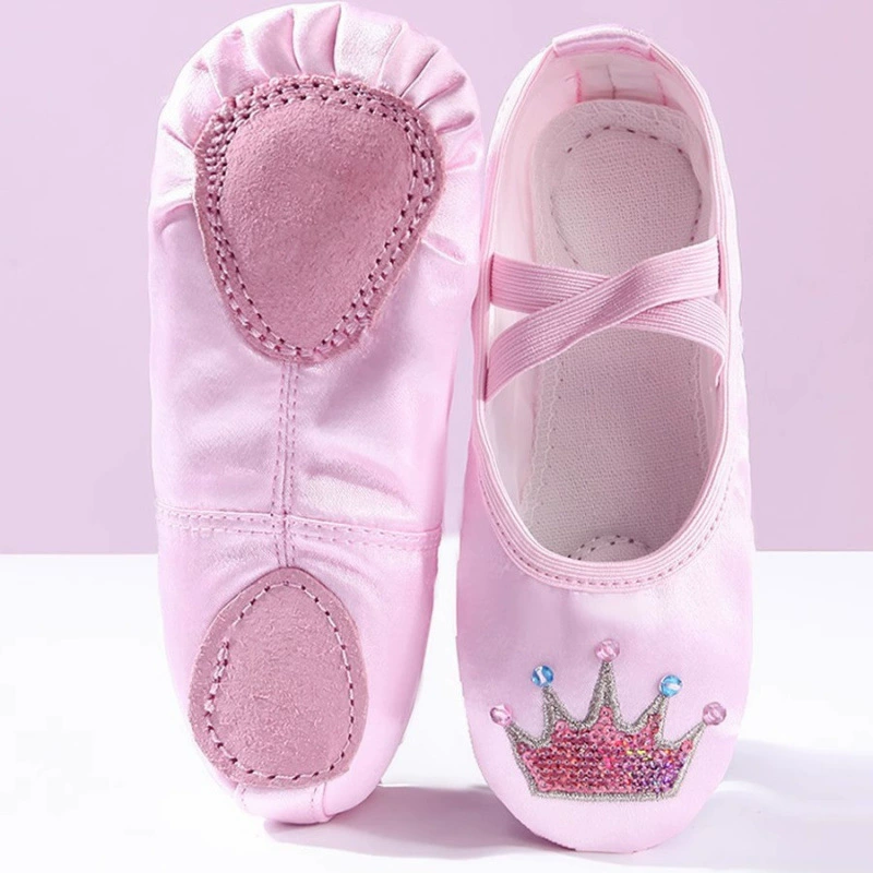 Детская девушка танцевальная обувь мягкая подошва кошачья обувь для танцев