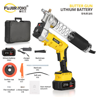 Amazon electric grease gun rechargeable automatic lithium battery high pressure excavator caterpillar dual-use wholesale