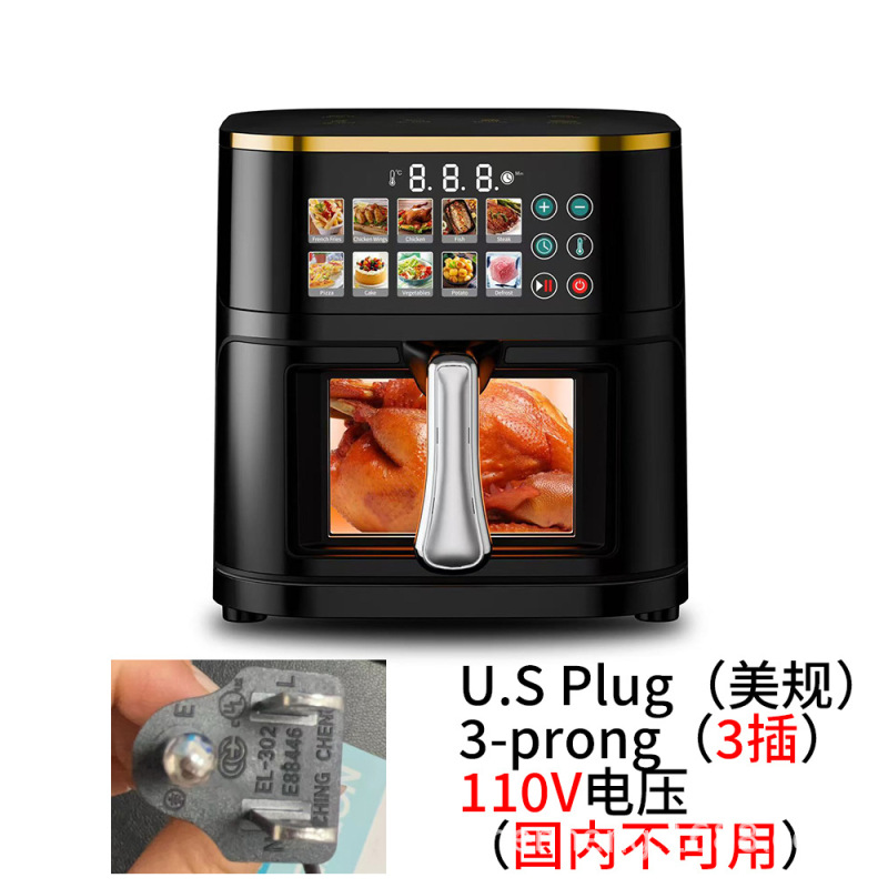 Air fryer空气炸锅10升大容量电烤箱一体机家用智能彩屏跨境专供|undefined
