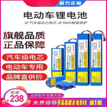 电动滑板车36V锂电池48V电池喜德盛爱玛松吉60伏自行车电瓶10A12A