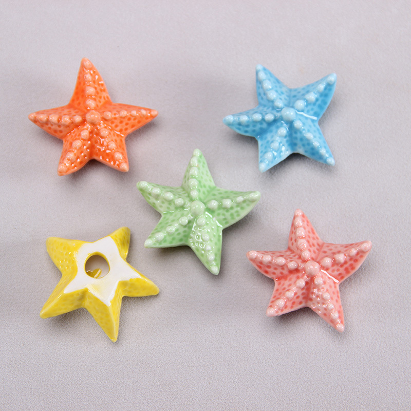 Zakka日本式陶磁器箸棚海星箸棚ペン棚家庭装飾小置物金魚鉢装飾置物