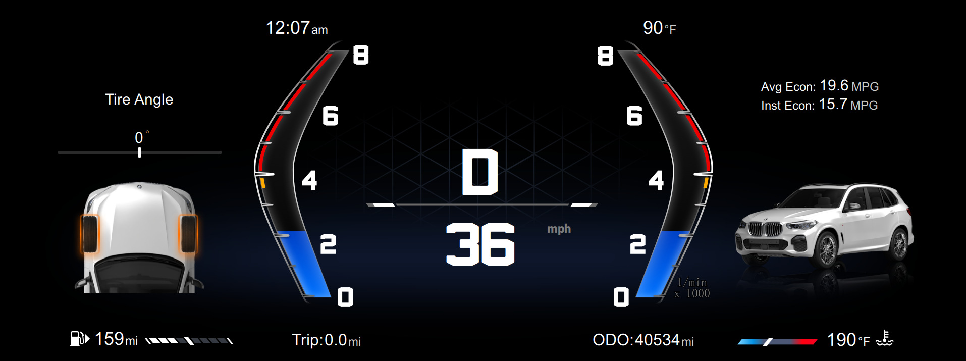 Suitable for Bmw E60/E70/E71, Old Bmw 5 Series, X5, X6, Modified and Upgraded Full Lcd Instrument Panel Virtual Cockpit