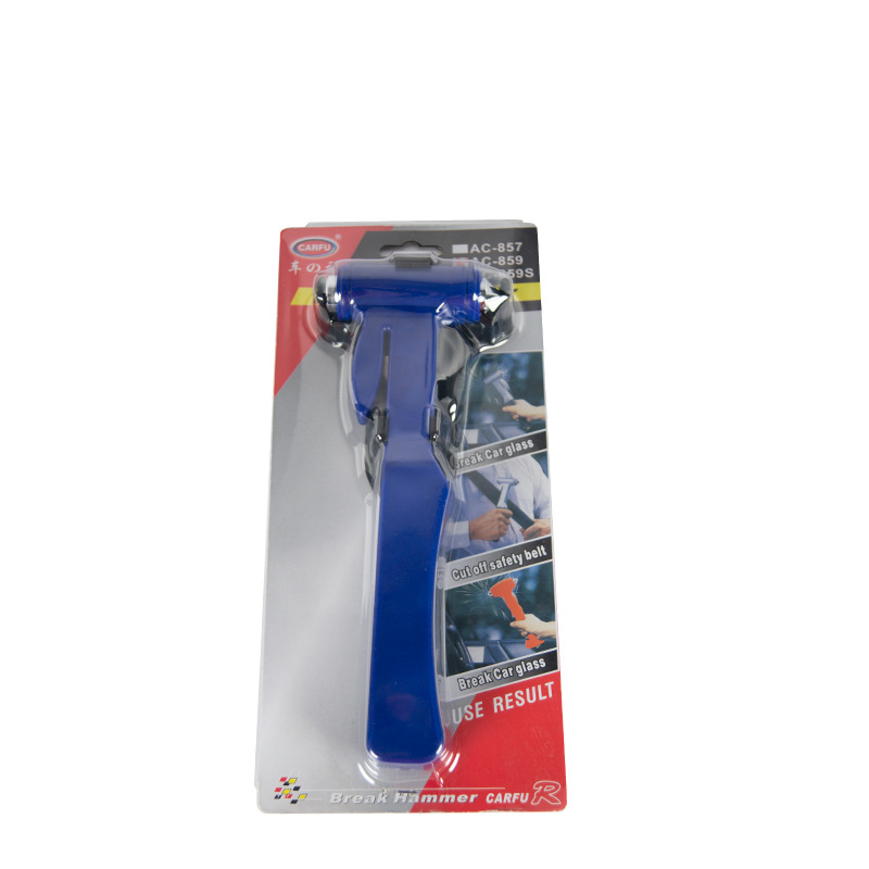 Multifunctional car safety hammer, car emergency window breaker, emergency seatbelt cutter, life-saving hammer, car self-rescue tool