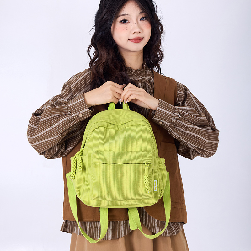 2025 New Korean Version Ins Simple Soft Girl Small Backpack Japanese Ins Harajuku Style Travel Shopping Mini Backpack