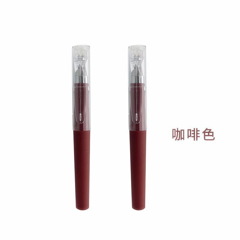 便携式随身口袋笔复古黑色中性笔签字笔黑短款迷你小巧小号简易笔|undefined