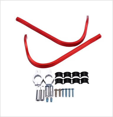 Off-road vehicle motorcycle handguard Motorcycle Safety Supplies - red-all-aluminum-hand-guard