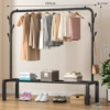 Single shot+coat hook 150 black