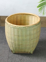 竹製大型かご、米かご、穀物竹かご、手作り農家のお祝いかご、ちりとり、田園風竹製品