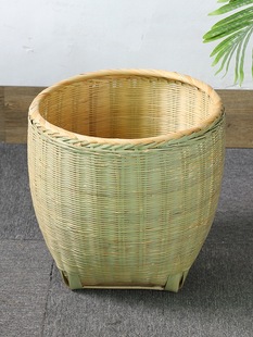 竹编大号箩筐淘米箩粮食竹筐手工艺农家喜事筐簸箕田园风竹制品-阿里巴巴