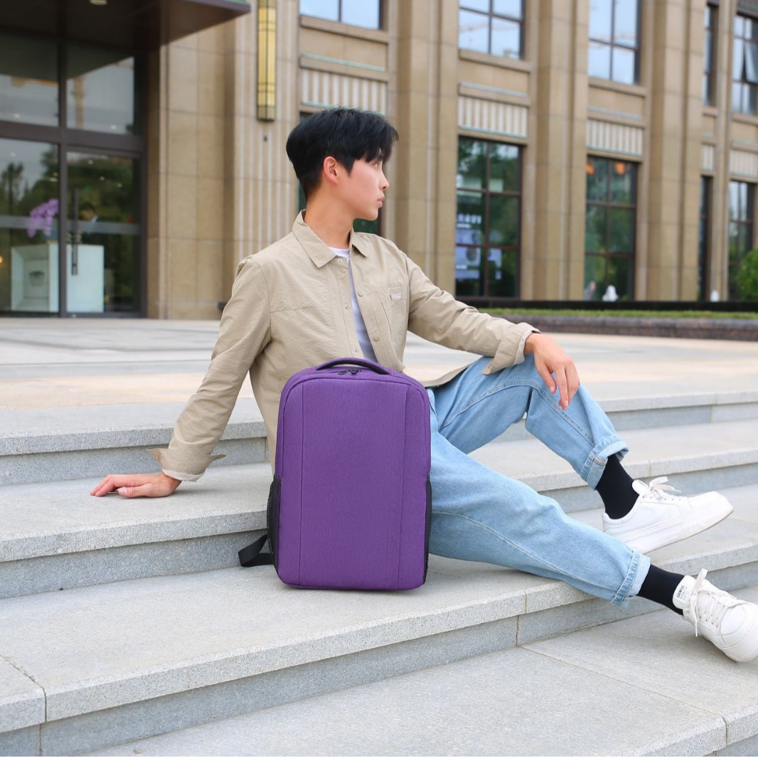 Mochila de negocios de moda transfronteriza, bolsa para computadora portátil multifuncional resistente al agua, mochila simple de gran capacidad para hombres y mujeres