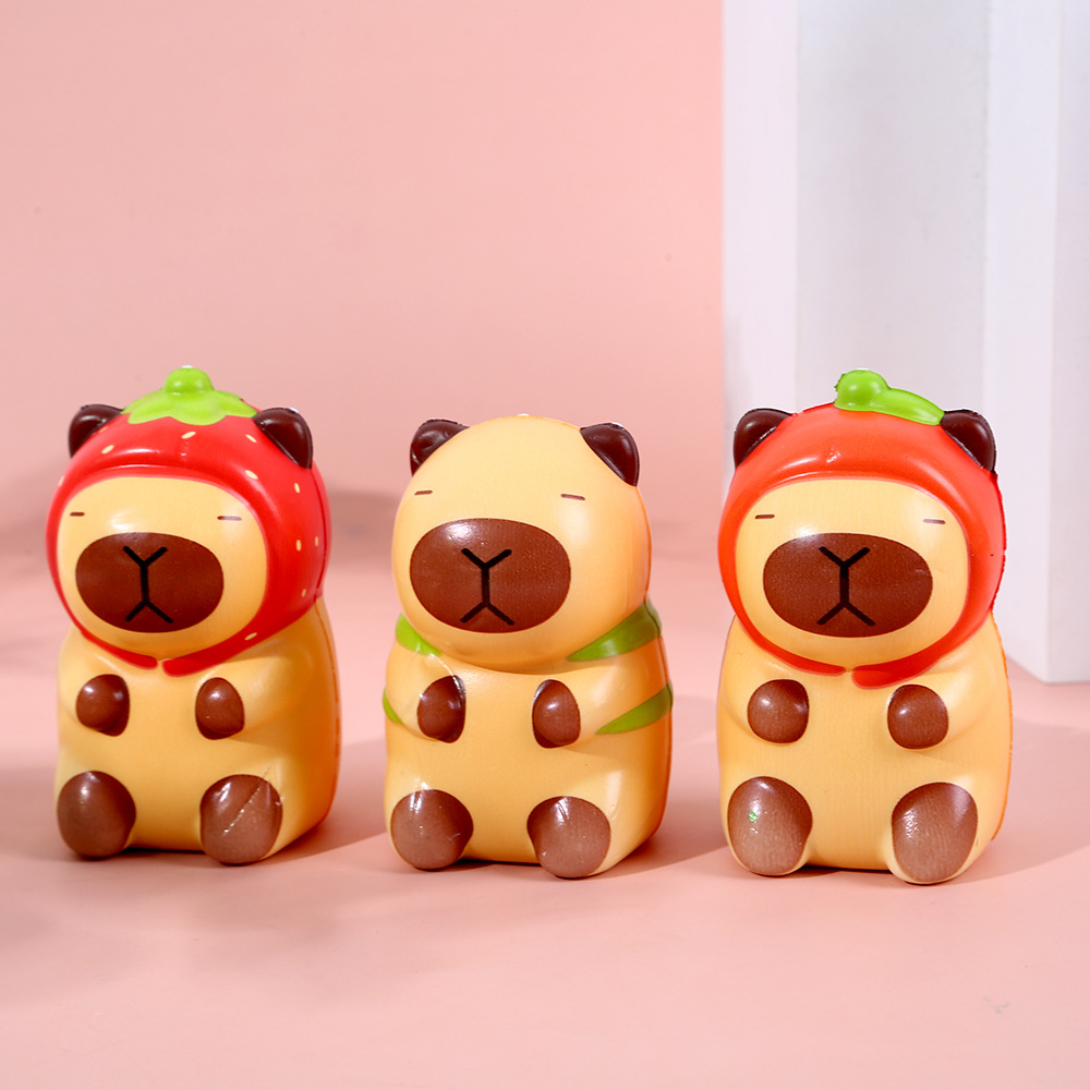 Nueva pU de rebote lento lindo huevo de descompresión pellizcando música juguete de ventilación muñeca de regalo de alto rebote para niños image 14