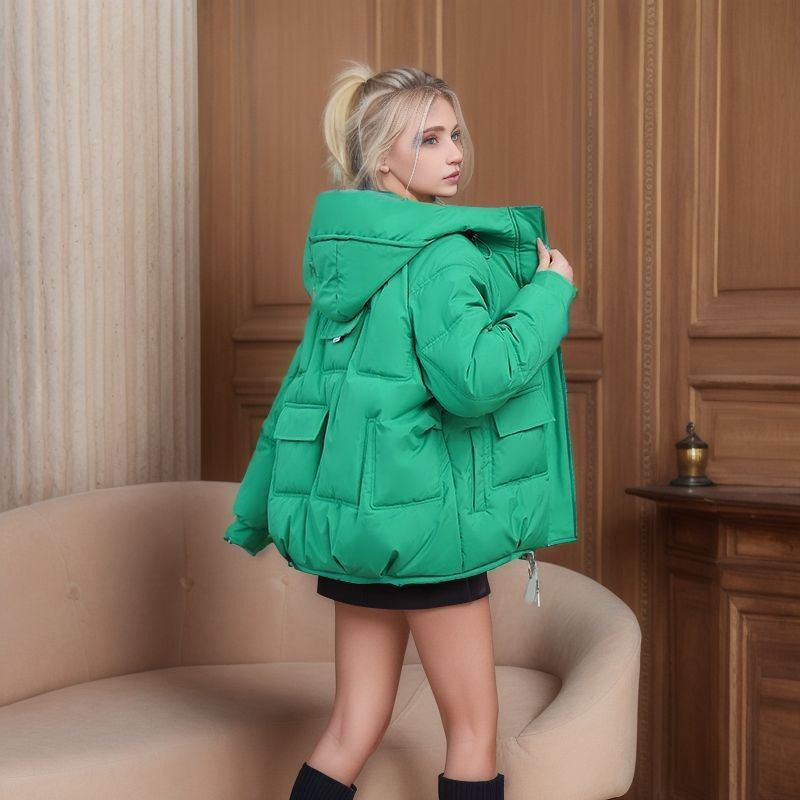 Women's Padded Jacket Winter Coat Thickened Cotton Short Jacket_voghion.com