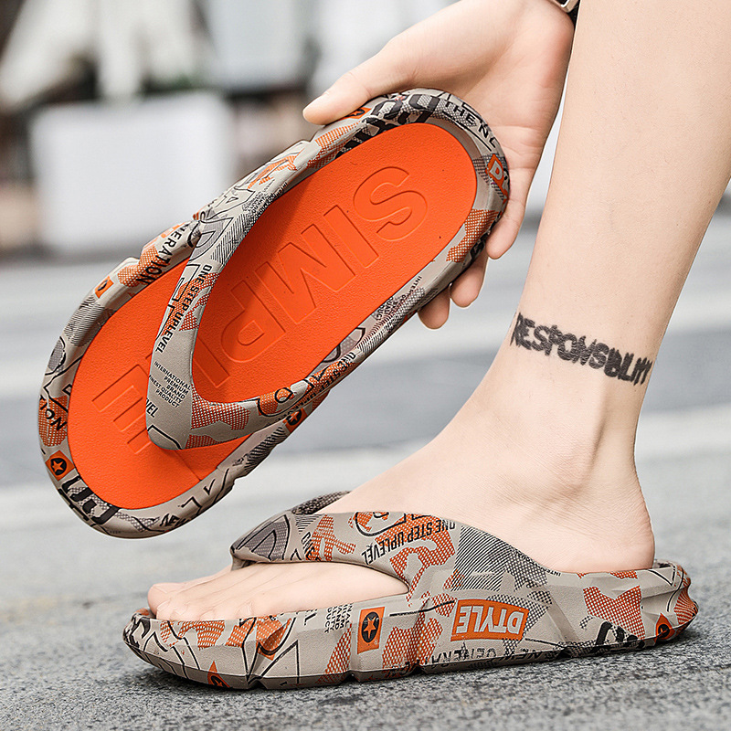 2023 verano nueva plataforma de EVA chanclas interior y al aire libre antideslizante baño Zapatillas moda sandalias de playa de moda