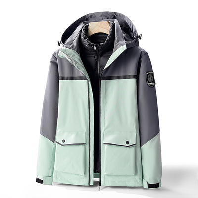 winter outdoors Triple Lovers money Internal bile Three Pizex work clothes Group purchase Two piece set Arbitrarily LOGO