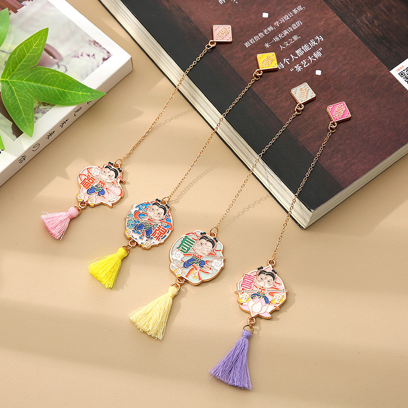 Chinese style animation peripheral bookmarks