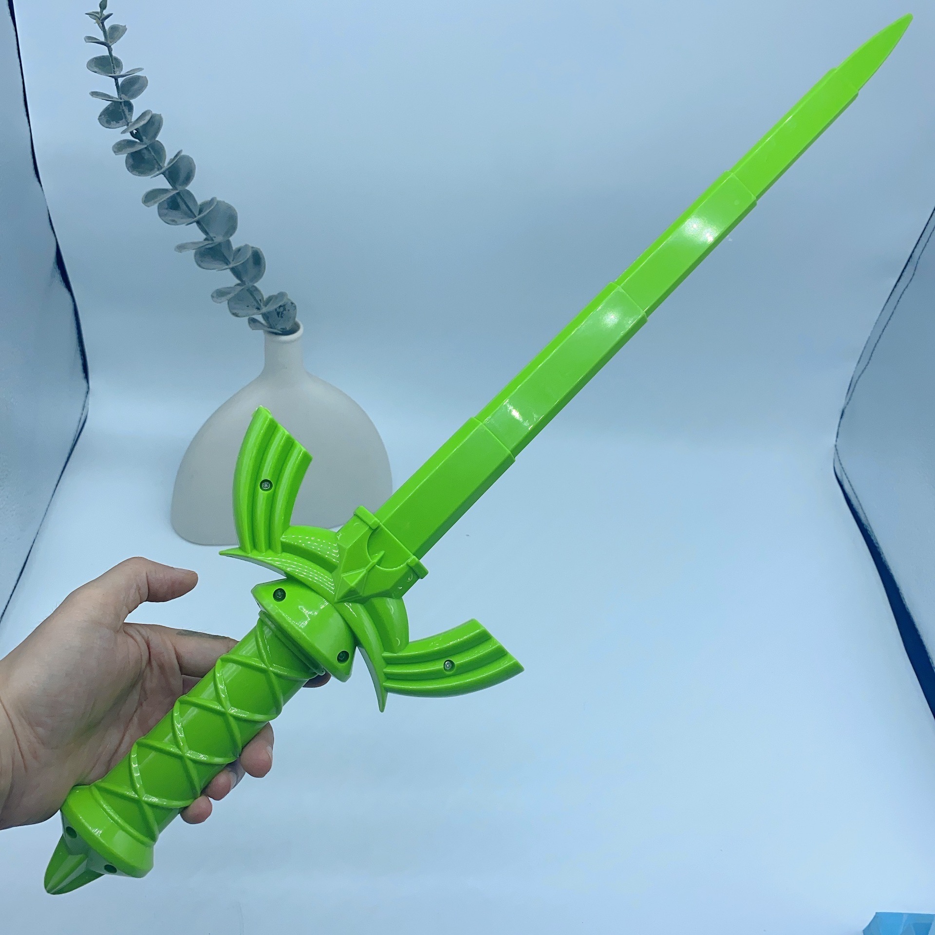 Espada telescópica, espada samurai, leche de calcio, cuchillo, juguete, contracción, descompresión, descompresión, espada maestra, arma, fluorescencia image 12