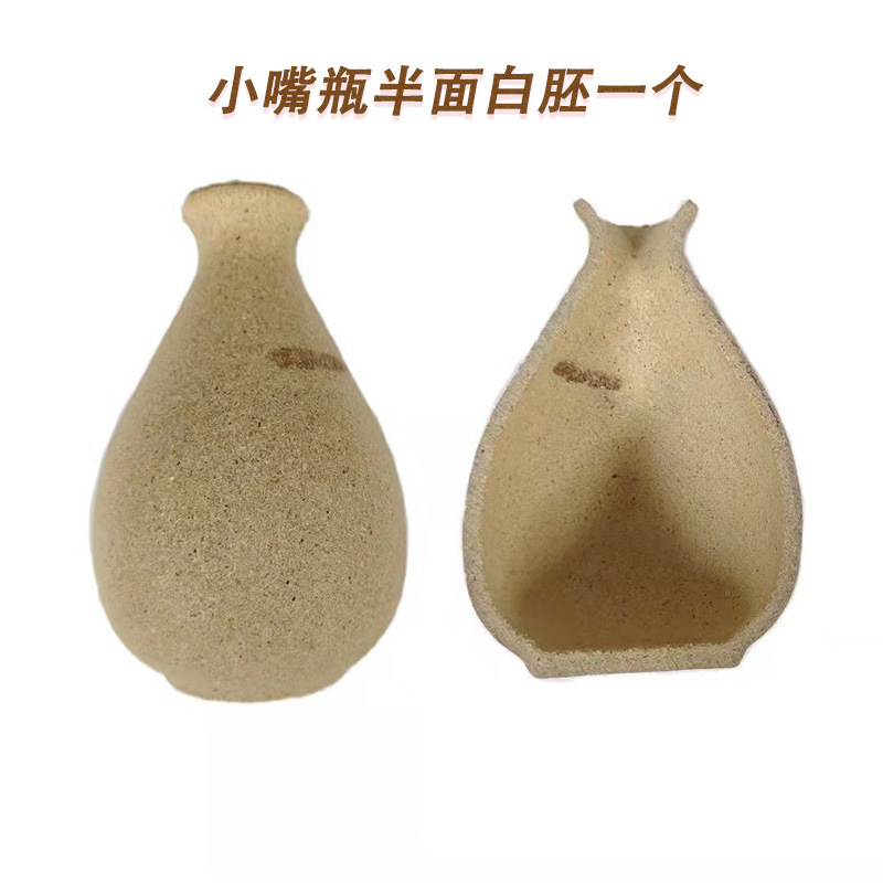 Fondo de mosaico embrión bricolaje material hecho a mano jarrón posavasos jardín de infantes infantil arte bandeja embrión blanco madera maciza