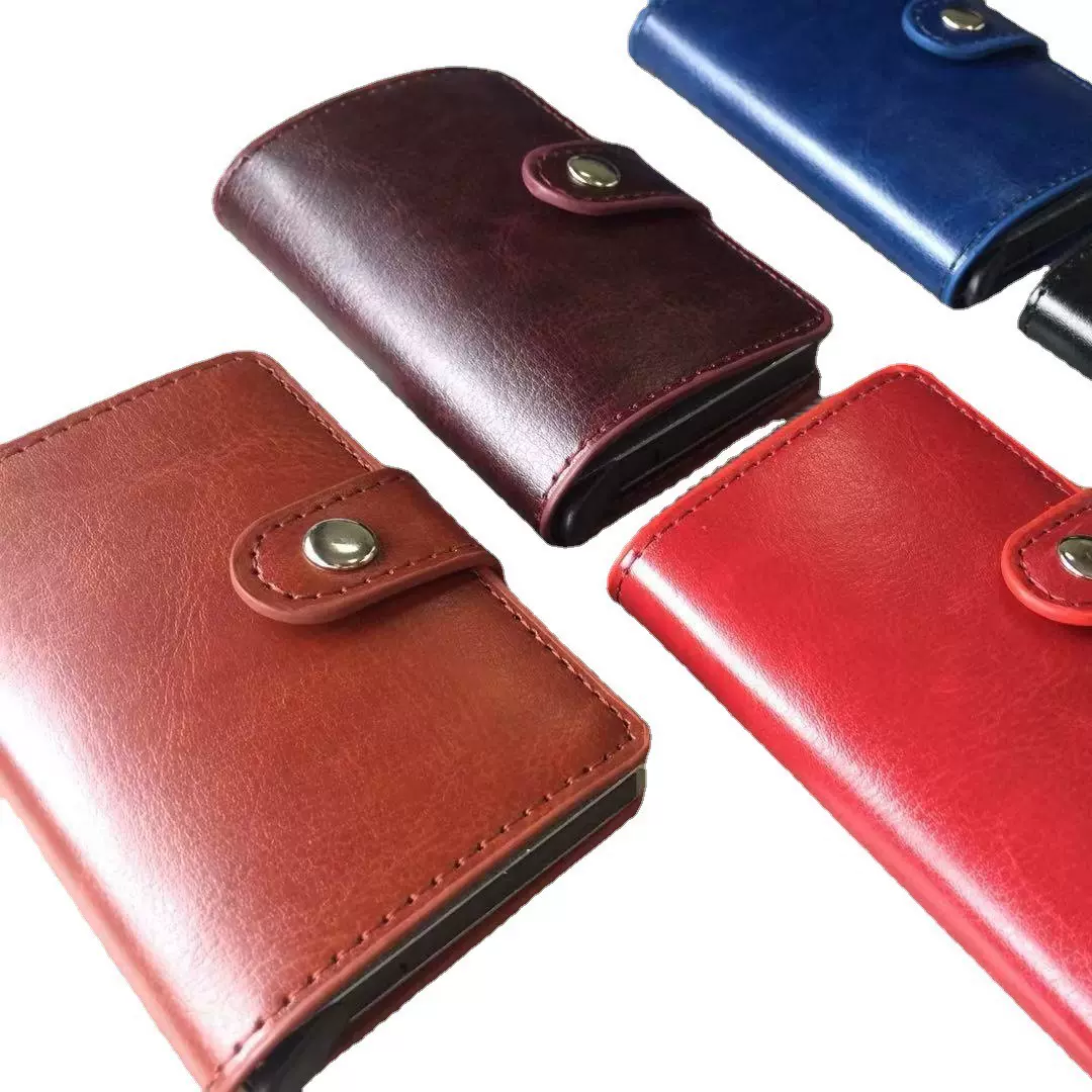 厂家直供铝合金卡包信用卡盒名片盒卡套RFID碳纤维铝合金钱包礼品