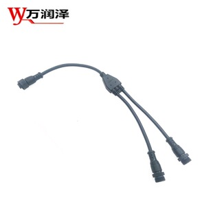 M15 2о1��2��֧��һ�϶�3о��ˮ��18AWG���^T��Y�͹�ĸ�B�Ӿ���