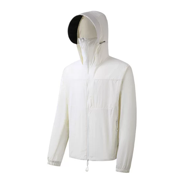 2026 Summer New Casual Ice Silk Sunscreen Jacket, Elastic, Breathable, UV-Protective, Outdoor Cross-Border Sunscreen Clothing