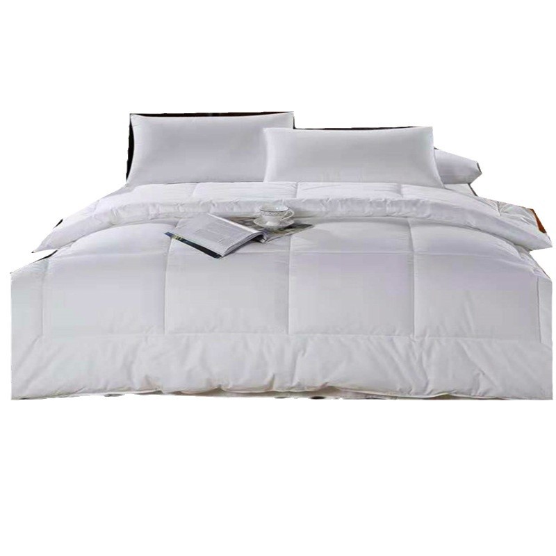Hotel winter quilt core imitation goose down residential Star hotel bedding feather velvet quilt White Four Seasons