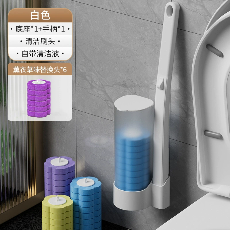 Disposable sponge changeable toilet, home brush