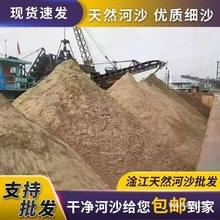 沙黄沙袋装工地沙子建筑用天然鹅卵石河沙细子装修其他中国大陆